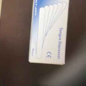 Medical Sterile High Quality Single Paper Packaging Disposable Wooden Tongue Depressor