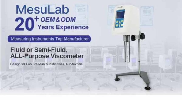 Mesulab rotary viscometer ndj5s automated viscometer paint testing equipment viscometer