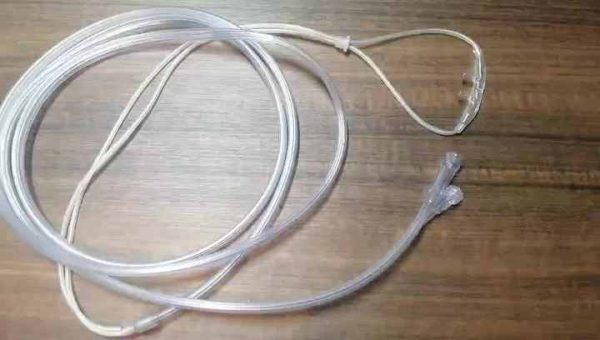 Medical consumables PVC green nasal oxygen cannula