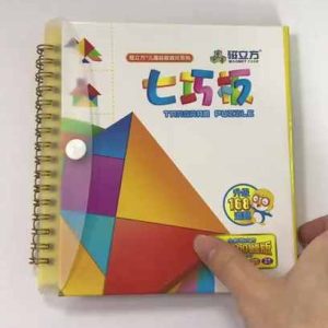 Magnetic EVA 3D Brain Teasers Jigsaw Puzzle Tangram Games Intelligent Puzzles Drawing Board Game Educational Toys For Kids Adult