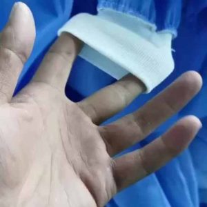 Reinforced Class 3 Surgical Gown  Full Reinforcement Non-woven Disposable Consumables Surgery Gown For Hospital  Doctor Use