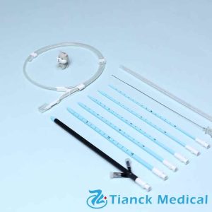 Tianck urology surgical amplatz renal dilator pcn drainage set percutaneous nephrostomy tube