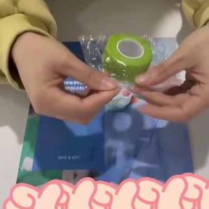 SJ Bulk Athletic Tape Medical Trainers Tape High Quality Elastic Adhesive Waterproof Colored Athletic Tapes