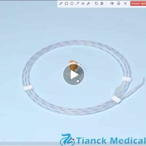 Tianck Medical single use sterile clinical medical 180cm Zebra guidewire