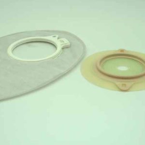 Manufacturer Medical Consumable Stoma Care Two-piece Drainable Clicking Colostomy Bag Ostomy Pouch