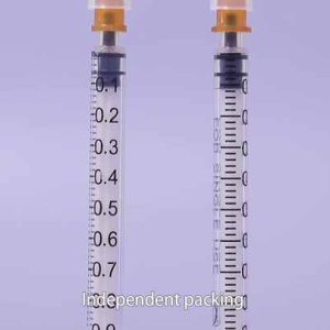 2023 Disposable Plastic Safety 0.5ml 1ml Insulin Syringe With Ultra Fine Needle FOB