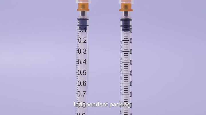 U-100 U-40 0.5ml/1ml Safety Insulin Needles for Medical Use - China Medical  Instrument, Syringe Needle