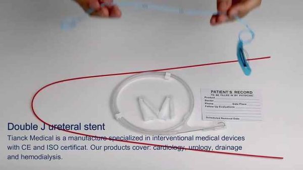 Tianck medical factory CE urology stent kidney stone urethral dj urethral double j ureteral stent