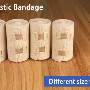 Consumable Certified Free Sample  First Aid Compression Medical Adhesive High Elastic Sport Bandage  With Aluminium Clip