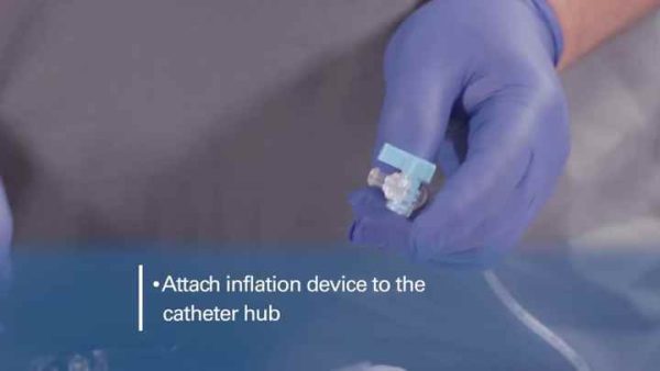 Disposable Medical consumable Balloon inflation devices HP type with 3- way stopcock