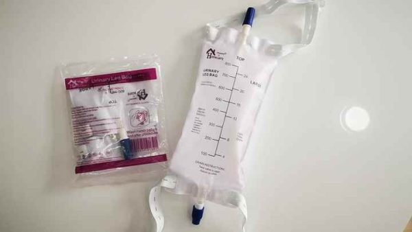 Medical consumable series customized portable medical urine leg bag for Men