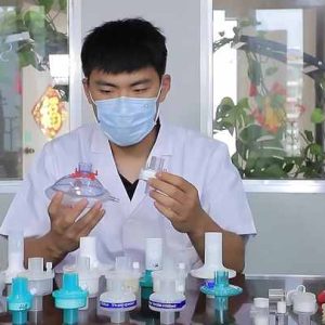 Medical Consumables Disposable Nose Air Filter HME Filter Bacterial Filter HMEF