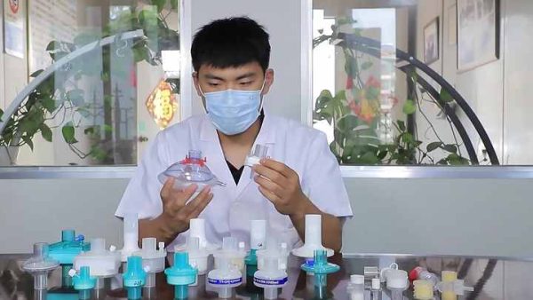 Medical Consumables Disposable Nose Air Filter HME Filter Bacterial Filter HMEF