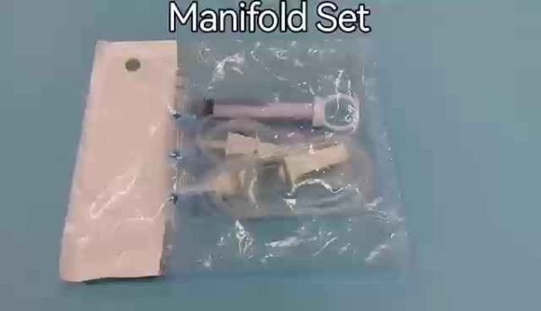 Tianck medical disposable consumable top sale cardiology intervention 3 ports off manifold set