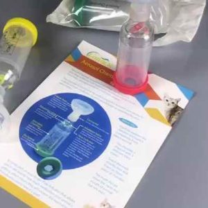 Hot Selling Pet Products Medical Consumables Equipment Products Wholesale Inhaler Spacer Aerosol Chamber