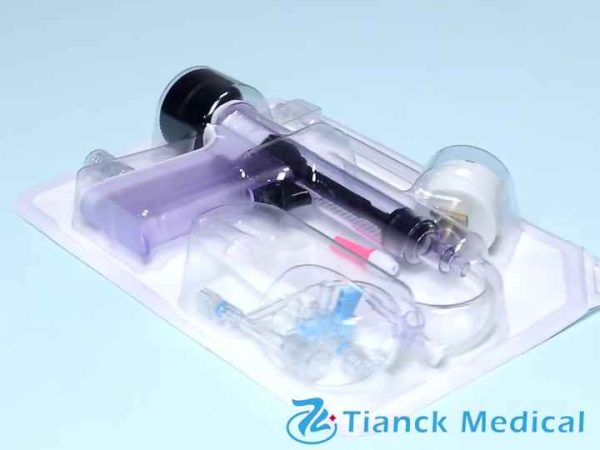 Tianck medical peripheral intervention neurosurgery Gun Type 30 ATM Balloon Inflation Device
