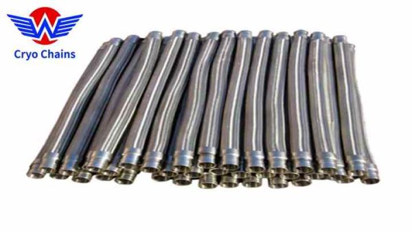 Cryogenic DN20 Nitrogen Vacuum Hose For Electronic Engineering Industry