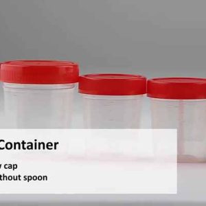 Hospital Disposable Plastic Urine Stool Container Medical Consumables 30ml Urine Specimen Container For Sale