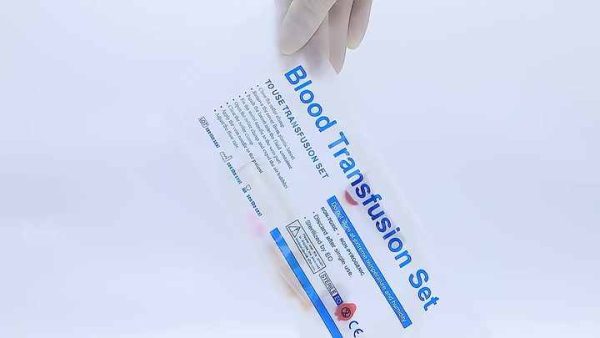 Medical Disposable Blood Sets Blood Transfusion Set with Free Needle Injection Port