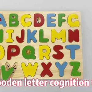 Montessori Early Learning Educational Toys Letter Wooden Cognitive Toy For Kids Basic Skills
