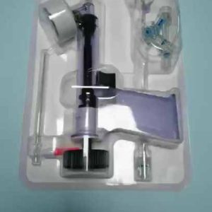 Tianck gun type single use ce sterile cardiovascular angiography PTCA balloon inflation device