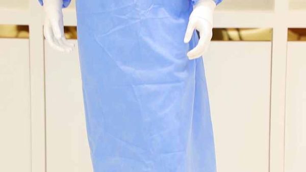 laboratorio Medical items Consumables Disposable SMS Hospital Reinforced Surgical Gown