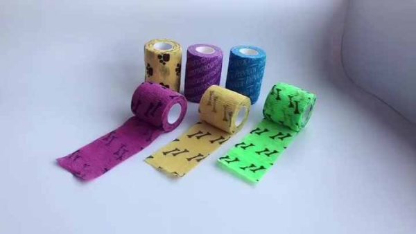 Strong Extensibility Sports Emergency Bandages Medical Crepe High Elastic Bandag for Pets and Person