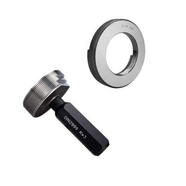 Rp Din2999 Screw Thread Plug Gauges Taper Pipe Go And Nogo Thread Plug Gauge: Rp1/8-6''