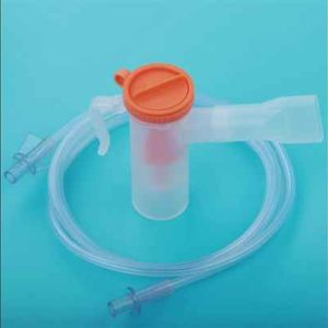 Medical consumables green disposable PVC aerosol mask nebulizer kit