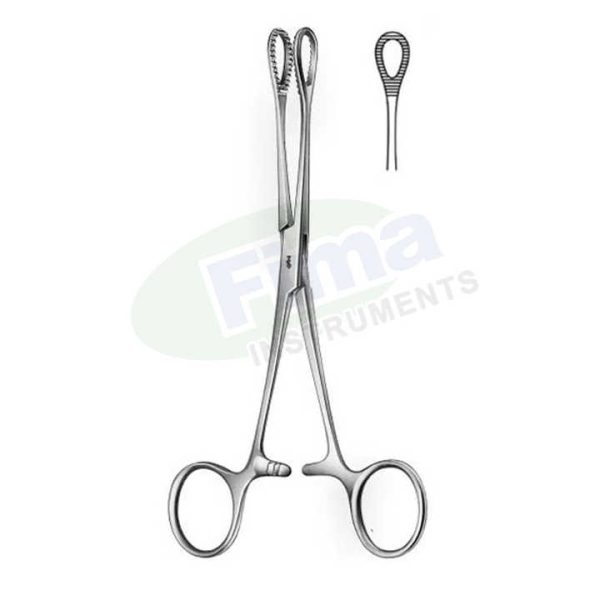 Foerster Sponge Straight Forceps 12'' Serrated Jaws Surgical Instruments