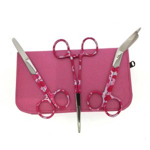 New Bandage Scissor And Forceps Set With Pouch High Quality
