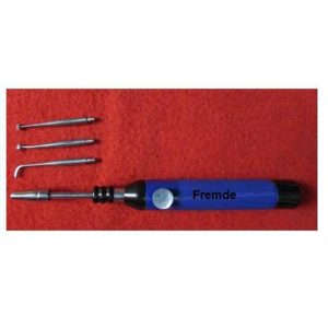 Dental Crown Remover set with 3 points Fibber Handle Material CE Certified