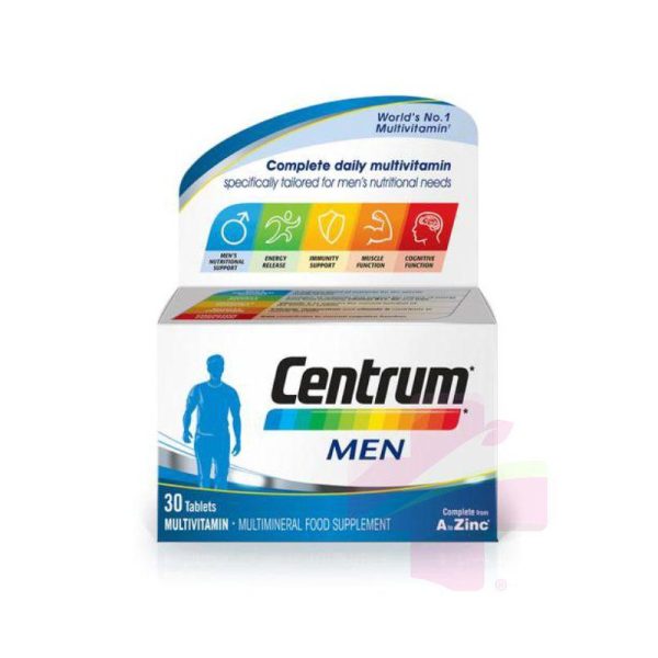 CENTRUM MEN (A-ZINC) * 30 TABS