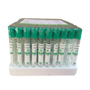 100pcs Vacuum Blood Collection Tubes Heparin Sodium Tubes Glass Laboratory Tubes