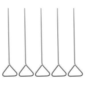 5pcs Stainless Steel Cell Sterile Spreaders Practical Laboratory Tool Accessories