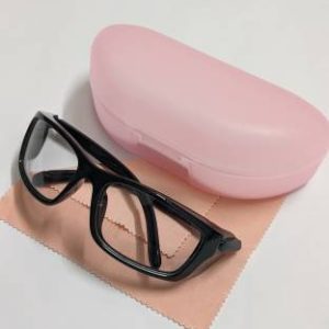 ISHICO Icool Premium Quality Eye Protection White Goggle with Pink Hard Case Dust and Wind Proof Clear Goggles Wood-working, Laboratory, Power Tool, Blowtorch, Welding  Safety Goggle  (Free-size)