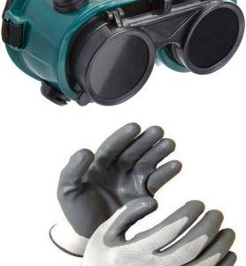Nibiru NIBIRU21 Flip-up Filter Protective Eyewear with White and Folding Black Glass Blowtorch, Laboratory, Welding, Power Tool, Wood-working  Safety Goggle  (Free-size)
