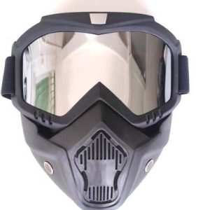 Miwings silver lens safety glasses Goggles Protective Glasses Protect Eyes Mask Dust-Proof Wind-proof Striking Resistant Safety Security Labor Goggles Laboratory  Safety Goggle  (Free-size)