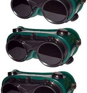 SMARTTEK Inditrust Heavy duty Welding Safety Goggle Free Size Pack of 3pcs Blowtorch, Power Tool, Welding, Laboratory  Safety Goggle  (Free-size)