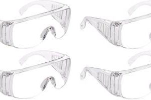 HM EVOTEK Power Tool, Welding, Laboratory, Blowtorch, Wood-working Safety Goggle (Free-size) Pack of 4Pcs Power Tool, Laboratory, Wood-working  Safety Goggle  (Free-size)