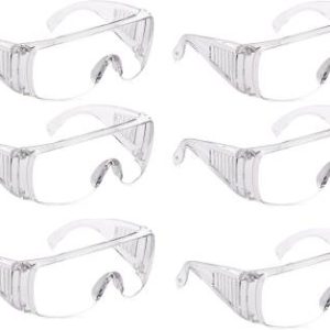 HM EVOTEK Safety Goggles Resistant Lens Anti-Fog, Over-Glasses with Soft Nose Piece Power Tool, Welding, Laboratory, Wood-working  Safety Goggle  (Free-size)