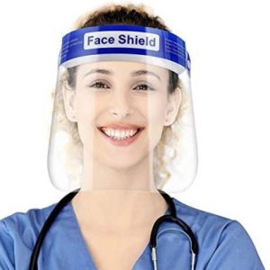 SNGSurgical Protection Face Transparent Shield visor for Men Women (Pack of 5) Protection Face Shield Laboratory  Safety Goggle  (Free-size)