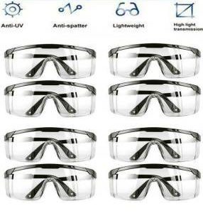 Nibiru High Quality Anti-Dust Windproof Eye Protection ,PPE Goggles Safety Goggles (Pack of 8) Foldable Adjustable Power Tool, Welding, Laboratory, Blowtorch, Wood-working Safety Goggle Safety Googles , Foldable Adjustable Anti-fog Safety Goggles Anti-Sneeze Liquid Eye Protection Power Tool, Welding, Blowtorch, Laboratory, Wood-working Safety Goggle Power Tool, Welding, Laboratory, Blowtorch, Wood-working  Safety Goggle  (Free-size)