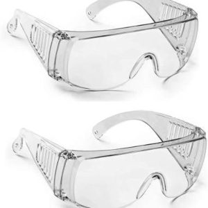 Najah EYE PROTECTOR GOGGLES,SAFETY GLASSES,SURGICAL AND LABORATORY PROTECTION FOR EYE (PACK OF 2) COVID-19 PROTECTOR GOGGLES FOR MULTIPURPOSE USE (CLEAR) Laboratory  Safety Goggle  (Free-size)