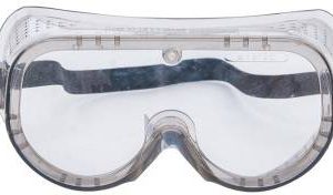 Mallcom Ultra Agena Clear Polycarbonate Glass UV Protected PVC Framed Lateral Vent Safety Goggles (Pack of 4) Power Tool, Laboratory, Wood-working  Safety Goggle  (Free-size)