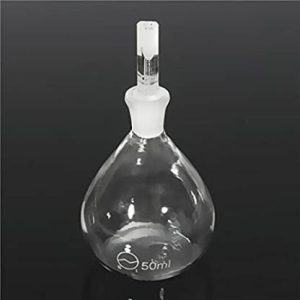 maruti Scientific Glassware Specific Density Gravity Bottle Pycnometer Laboratory Dropper Bottle  (Borosilicate Glass 50 ml Pack of1)