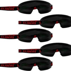 GLIDERS Black Protective Poly Carbonate Safety Goggles (Pack Of 5) L Power Tool, Welding, Laboratory, Blowtorch, Wood-working  Safety Goggle  (L)