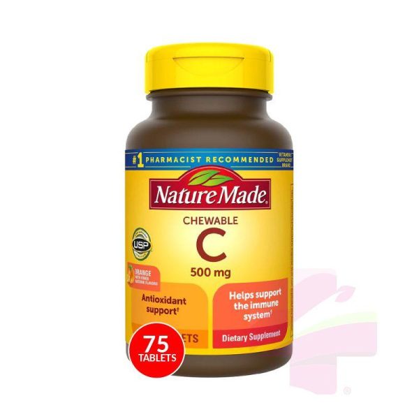 N/M VIT.C 500MG * 75 TABS (CHEWABLE)