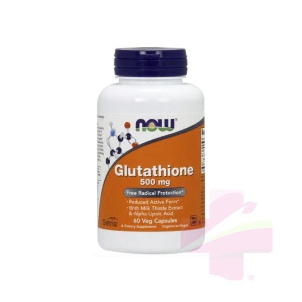 NOW GLUTATHIONE 500MG *60CAPS