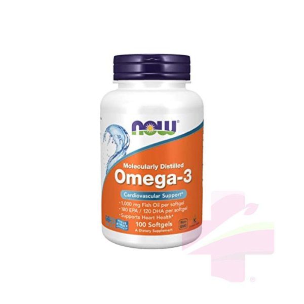 NOW OMEGA-3 * 100 SOFTGELS